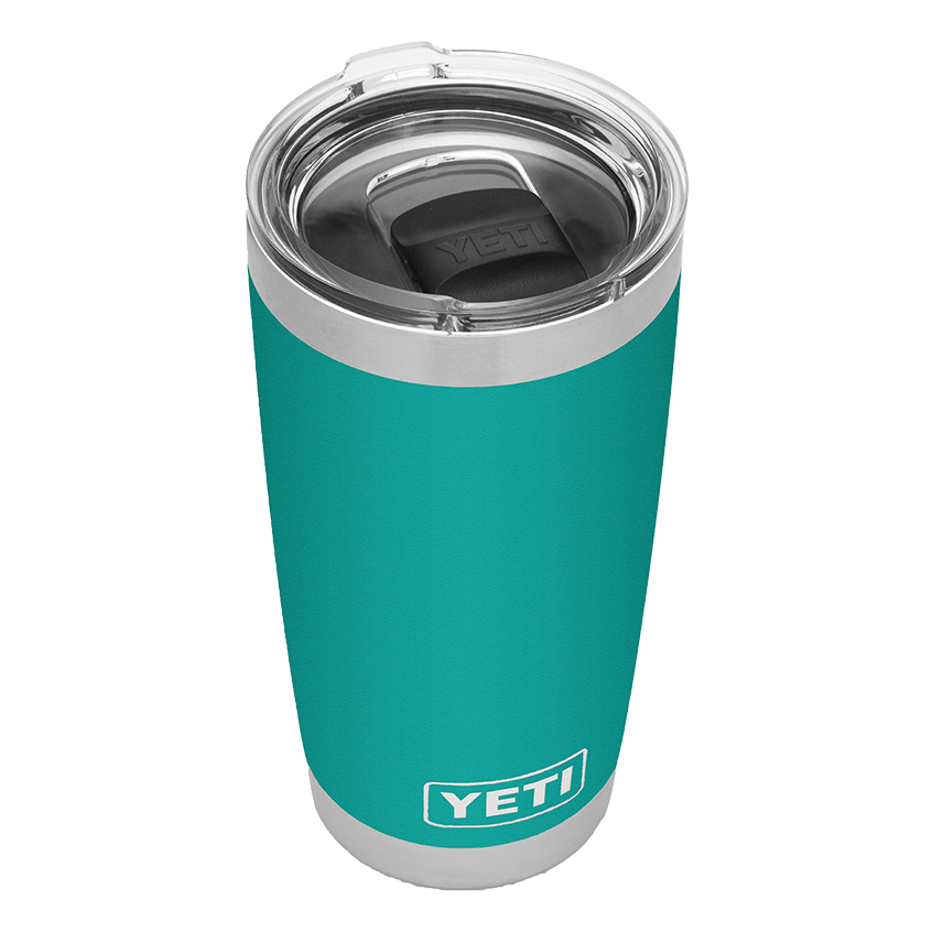 Yeti Rambler 20oz Stainless Steel Aquifer Blue Tumbler