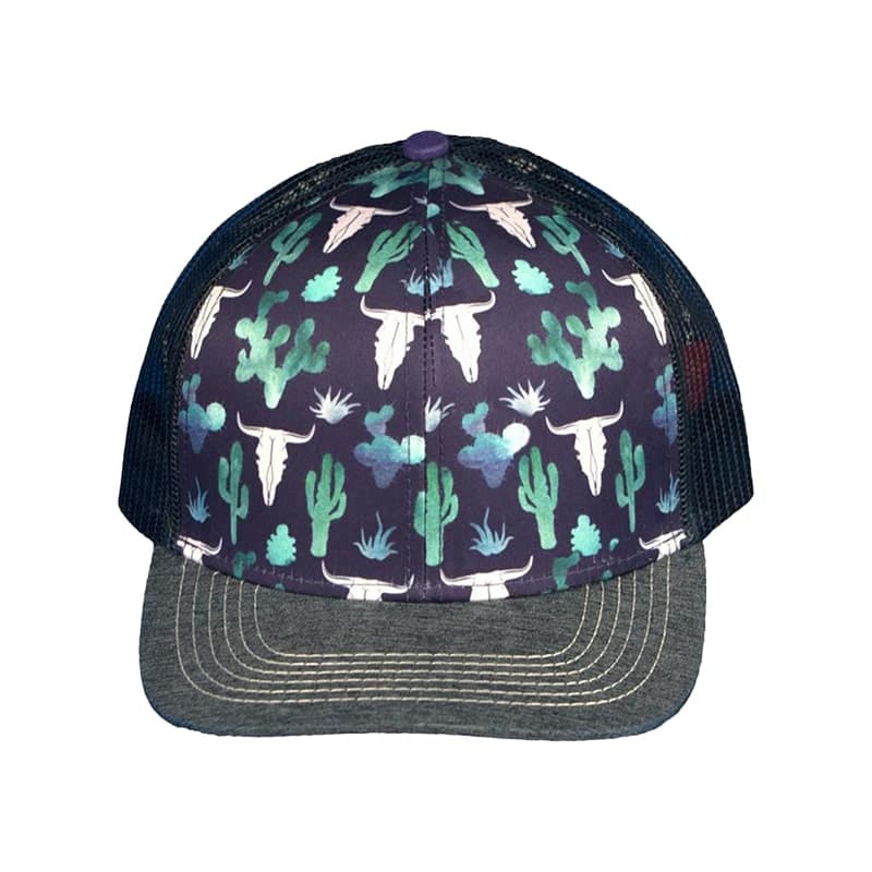 John Deere Clo Unisex Cactus Skull Mesh Cap