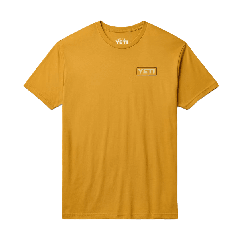 Yeti Horse Canyon Short Sleeve Gold T-shirt