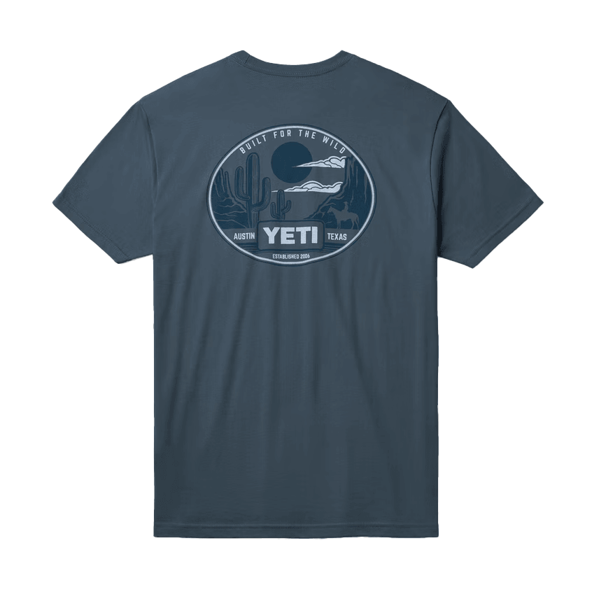 Yeti Horse Canyon Short Sleeve Indigo T-shirt