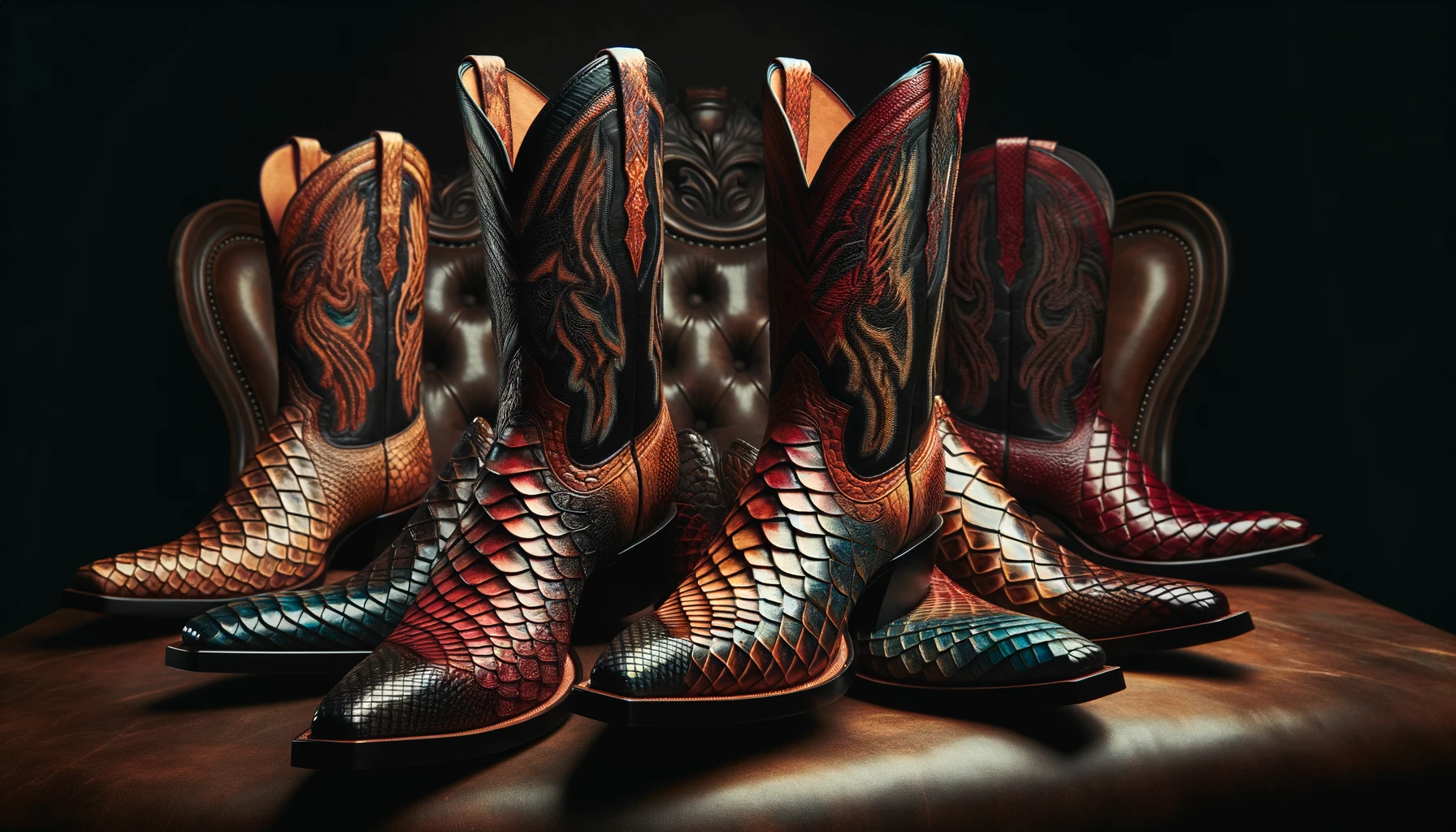Exotic Leather Boots Blending Style, Luxury, and Durability