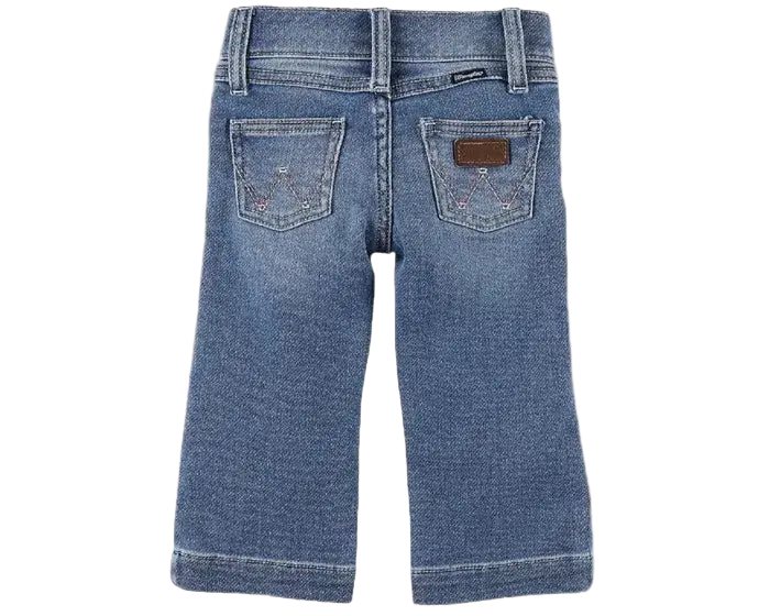 Wrangler Infant Girl's Nora Light Wash Blue Jeans