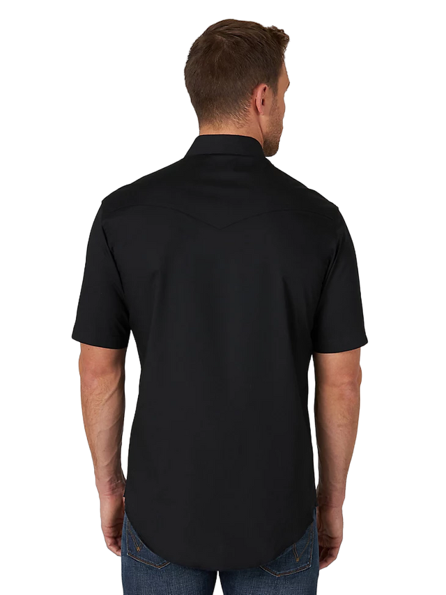 Wrangler Men's Formal Western Black Shirt
