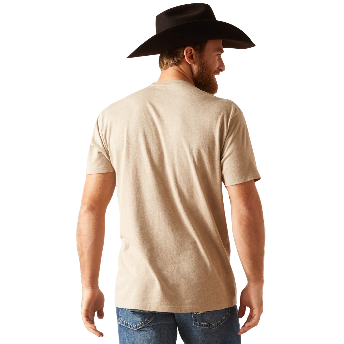 Ariat Men's Farmerican Oatmeal Heather T-Shirt