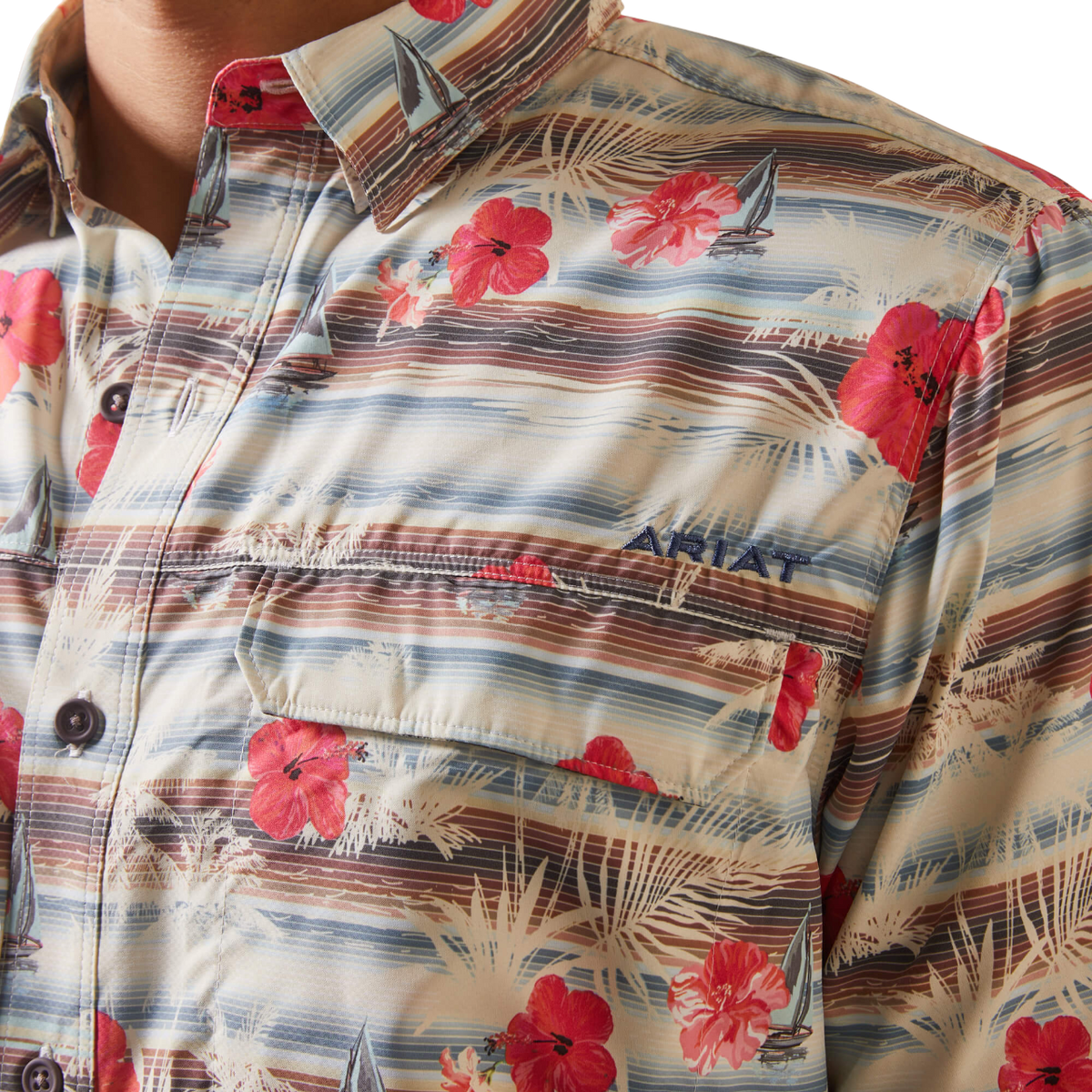 Ariat Men's Blue Haven Outbound Fitted Shirt