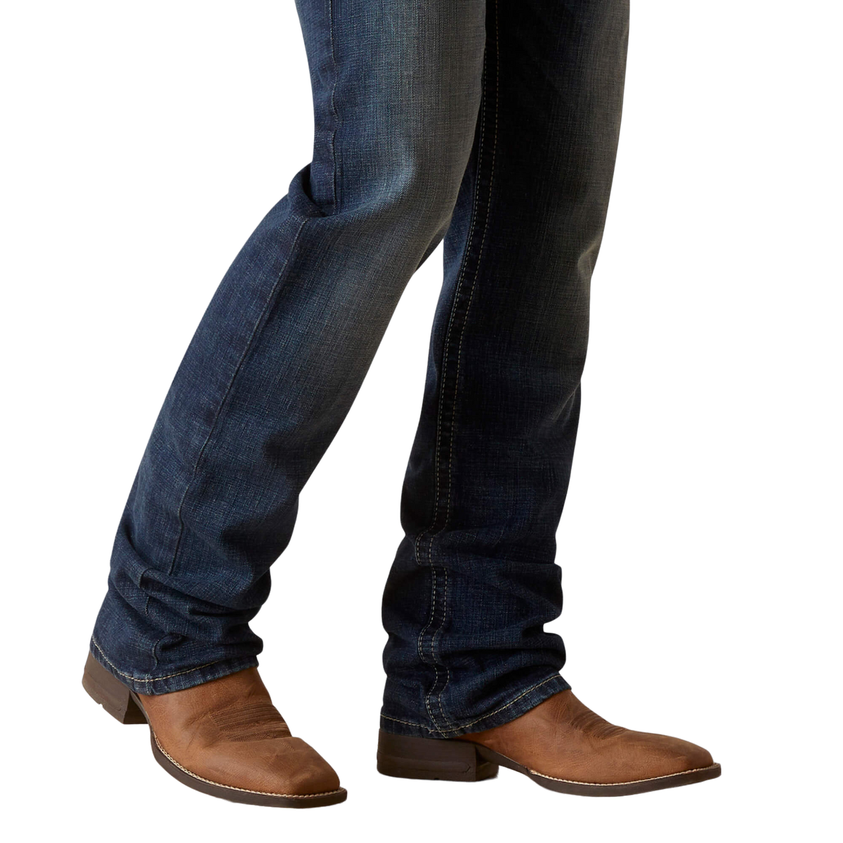 Ariat Men's Bixby M4 Handley Boot Cut Blue Jeans