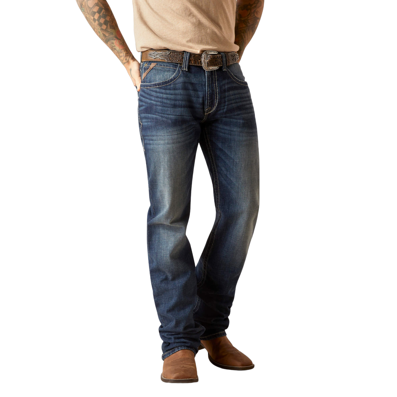 Shop the Ariat Men's Bixby M4 Boot Cut Jean - Style and Durability