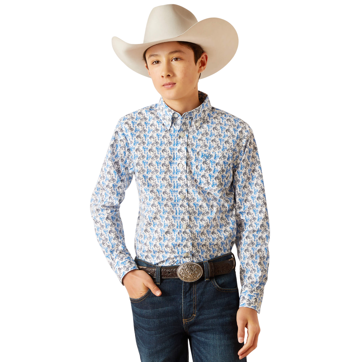 Ariat Boy's Peerce Classic Fit Shirt