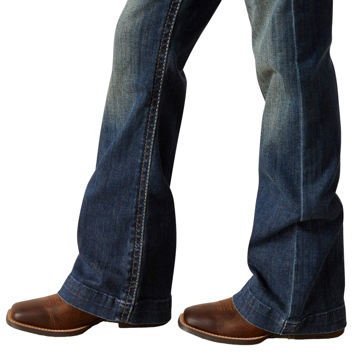 Ariat Youth Girl's Real Naz Trouser Blue Jeans