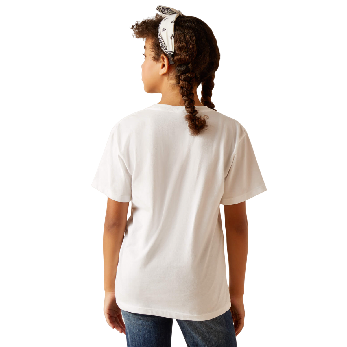 Ariat Youth Girl's Let's Rodeo White Tee Shirt