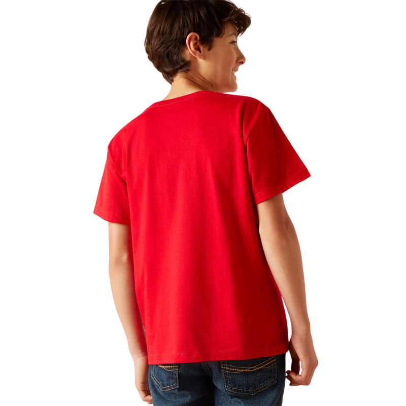 Ariat Boy's Red Block Rodeo T-Shirt