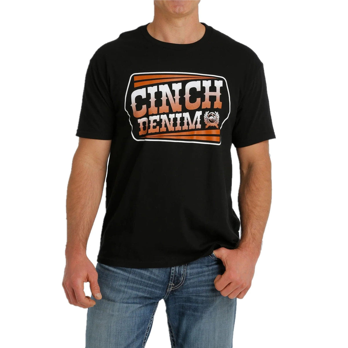 Cinch Men's Denim Black T-Shirt