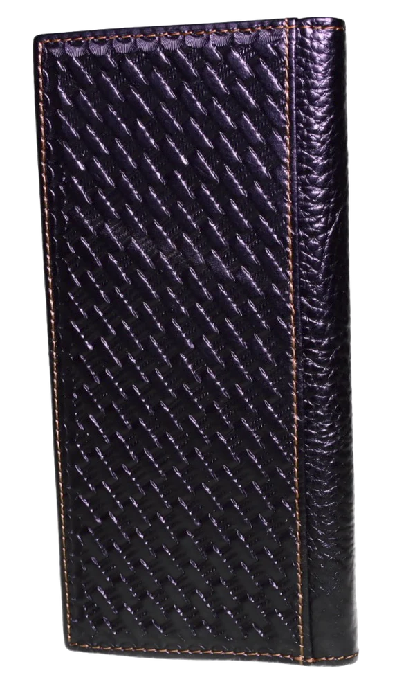 Top Notch Men's Black Bullrider Concho Wallet