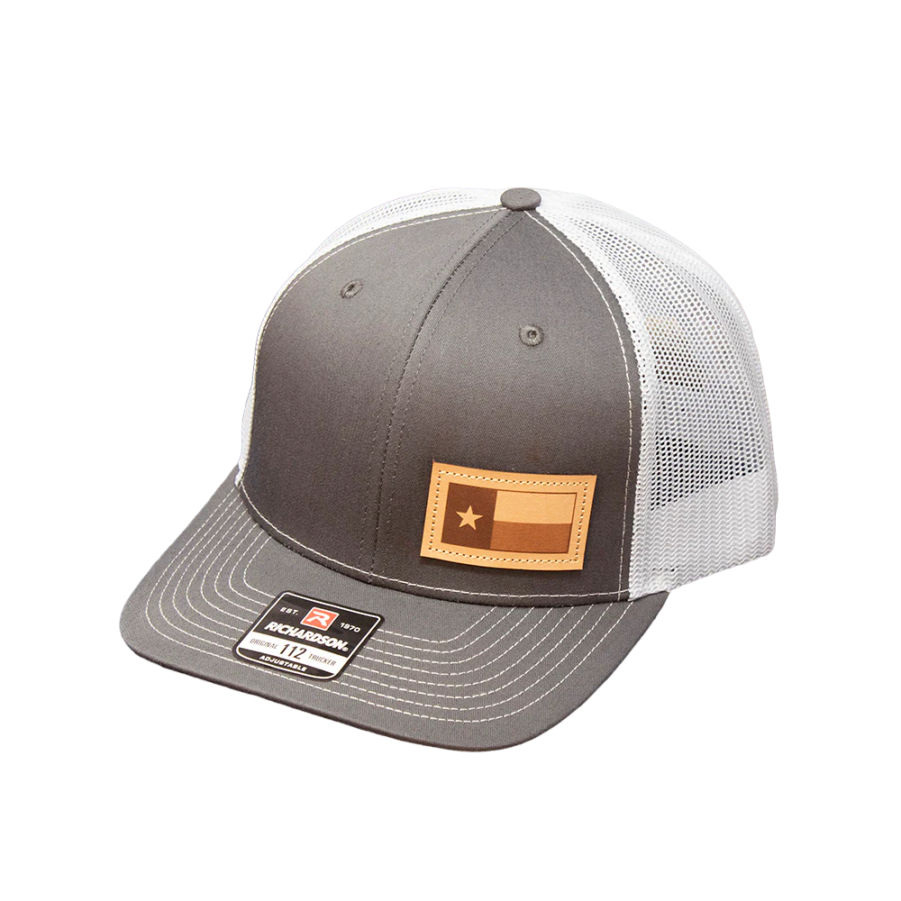 Dally Up Men's White Texas Flag Heather Cap