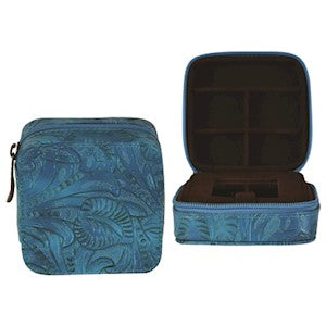 Justin Women's Turquoise Tooled Jewelry Case