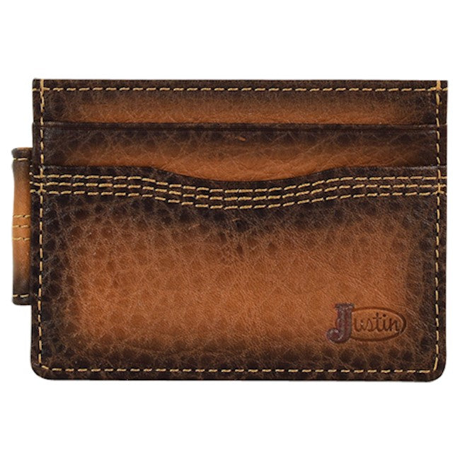 Trenditions Justin Men's Card Burnished Wallet | Western Style Wallets