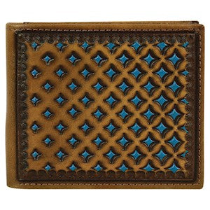 Western Style Brown Bifold Wallet - Trenditions Justin Men's Wallet ...