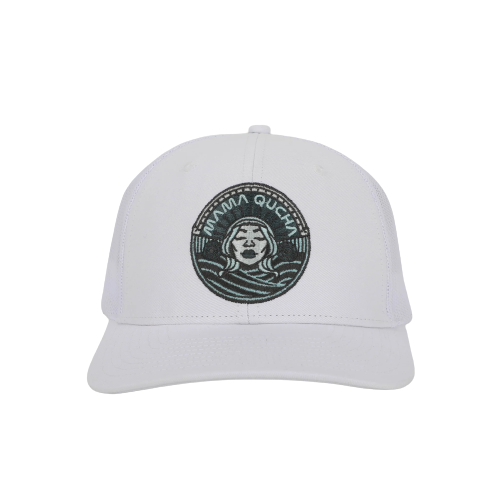 Mama Qucha Co. Men's White Cap