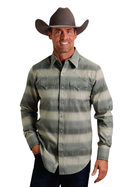 Stetson Apparel Men's Aztec Print Shirt