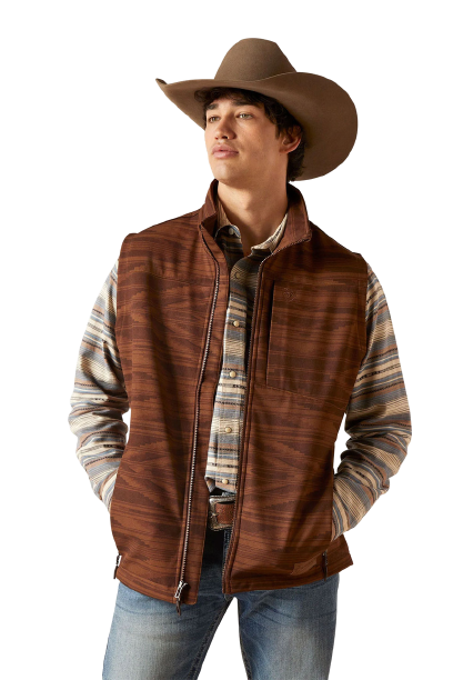 Ariat Men's Logo 2.0 Chimayo Shaved Chocolate Vest