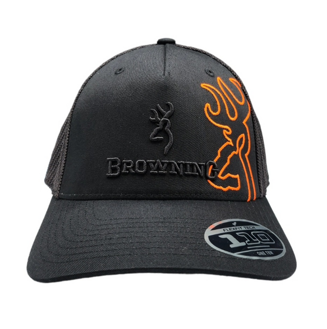 Browning Men's Black And Orange Junction Caps