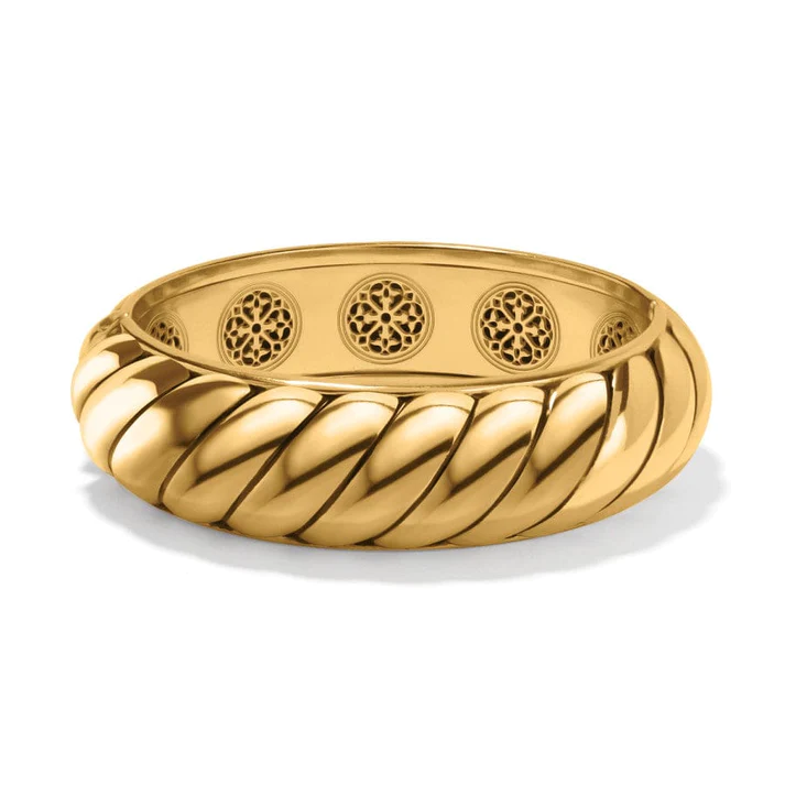 Brigthon Women's Athena Scalloped Yellow Bangle