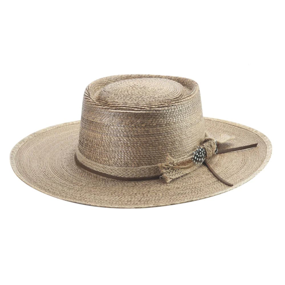 Bullhide Hats Pecan Palm Leaf Light Brown Hats