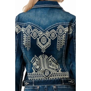 Grace Women's in LA Denim Dark Blue Jacket