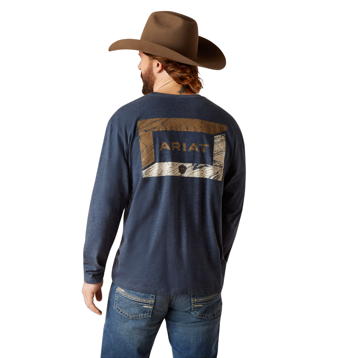 Ariat Men's Veneer Navy Heather T-Shirt