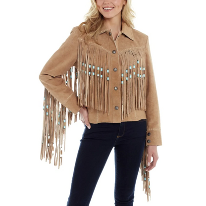 Late 90’s hotsell Cripple Creek fringed suede jacket