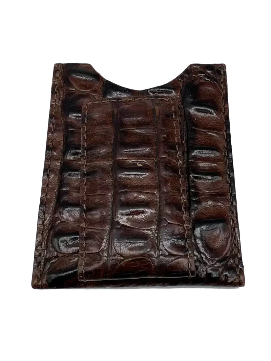 Brighton Men's Hornback Brown Money Clip