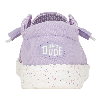 ゆゆ Hey Dude Women's Wendy Stretch Sox Lilac Shoes