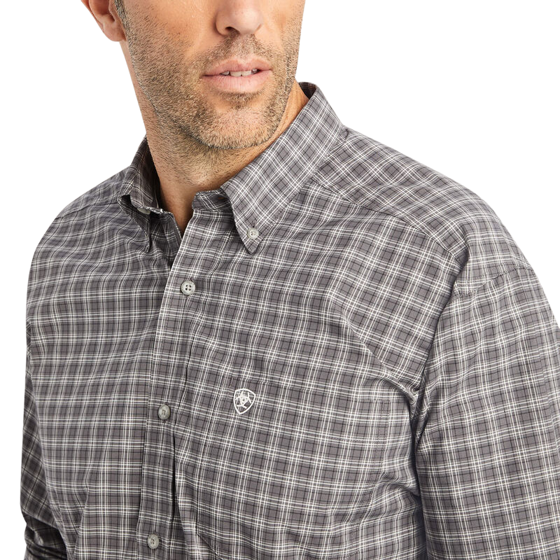 Ariat Men's Pro Series Wiley Stretch Black Shirt