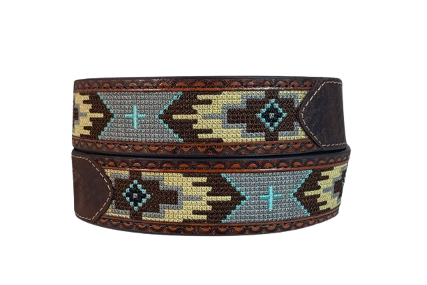 Gem Dandy Men's Brown Roper Belt