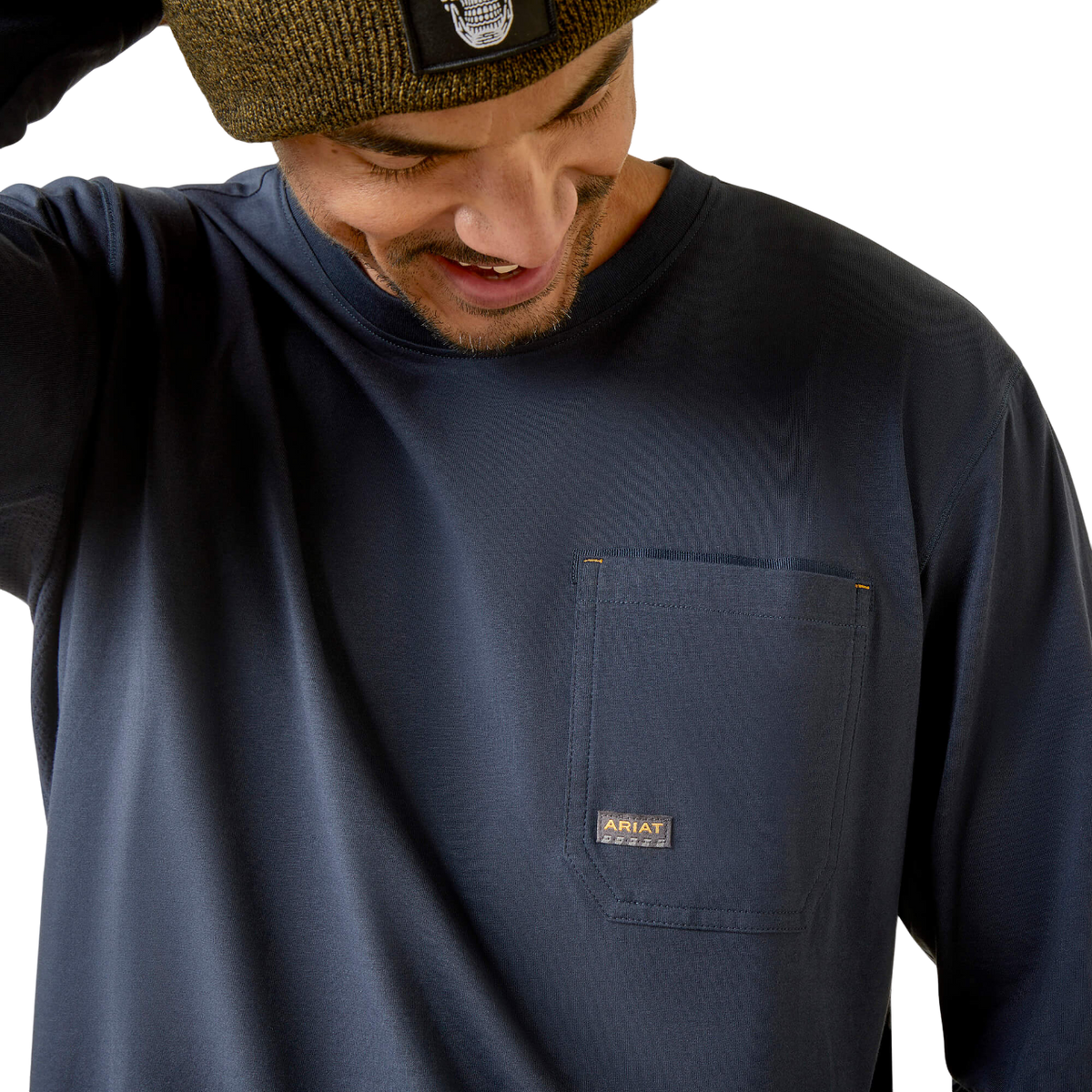 Ariat Men's Clothing Rebar Workman Union Eagle Tee Shirt