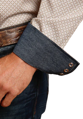 Stetson Apparel Men's Brass Cotton Shirt