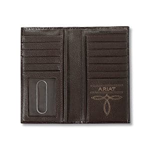 Ariat Men's Rodeo Cross Floral Filigree Wallet