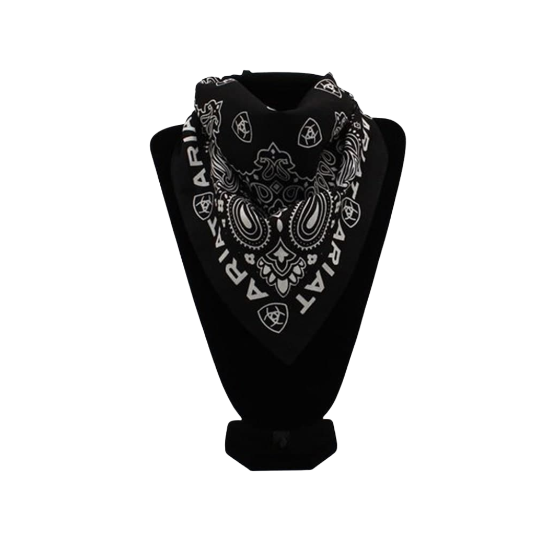 Ariat Men's Black Bandana