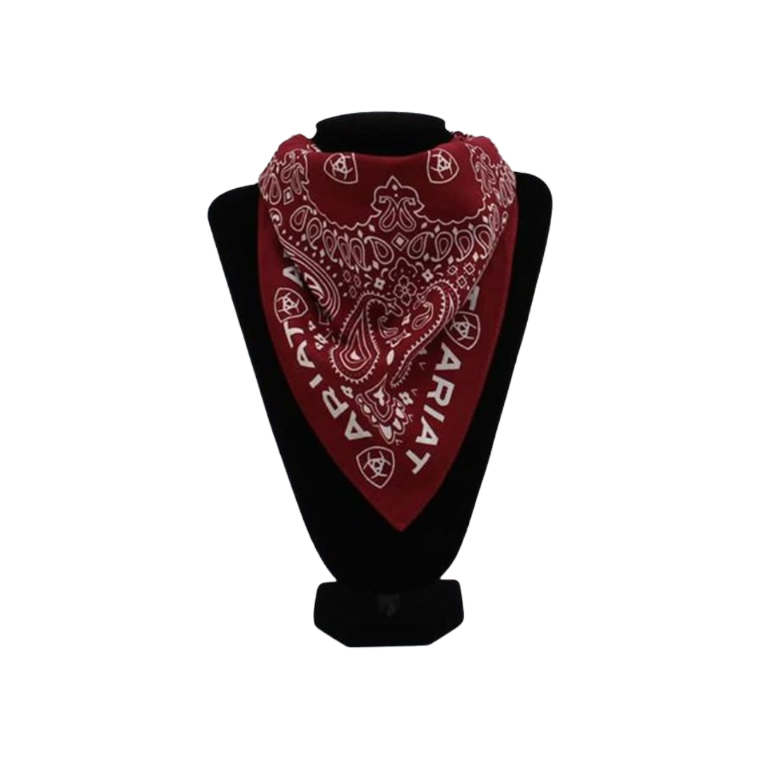 Ariat Men's Print Burgundy Bandana