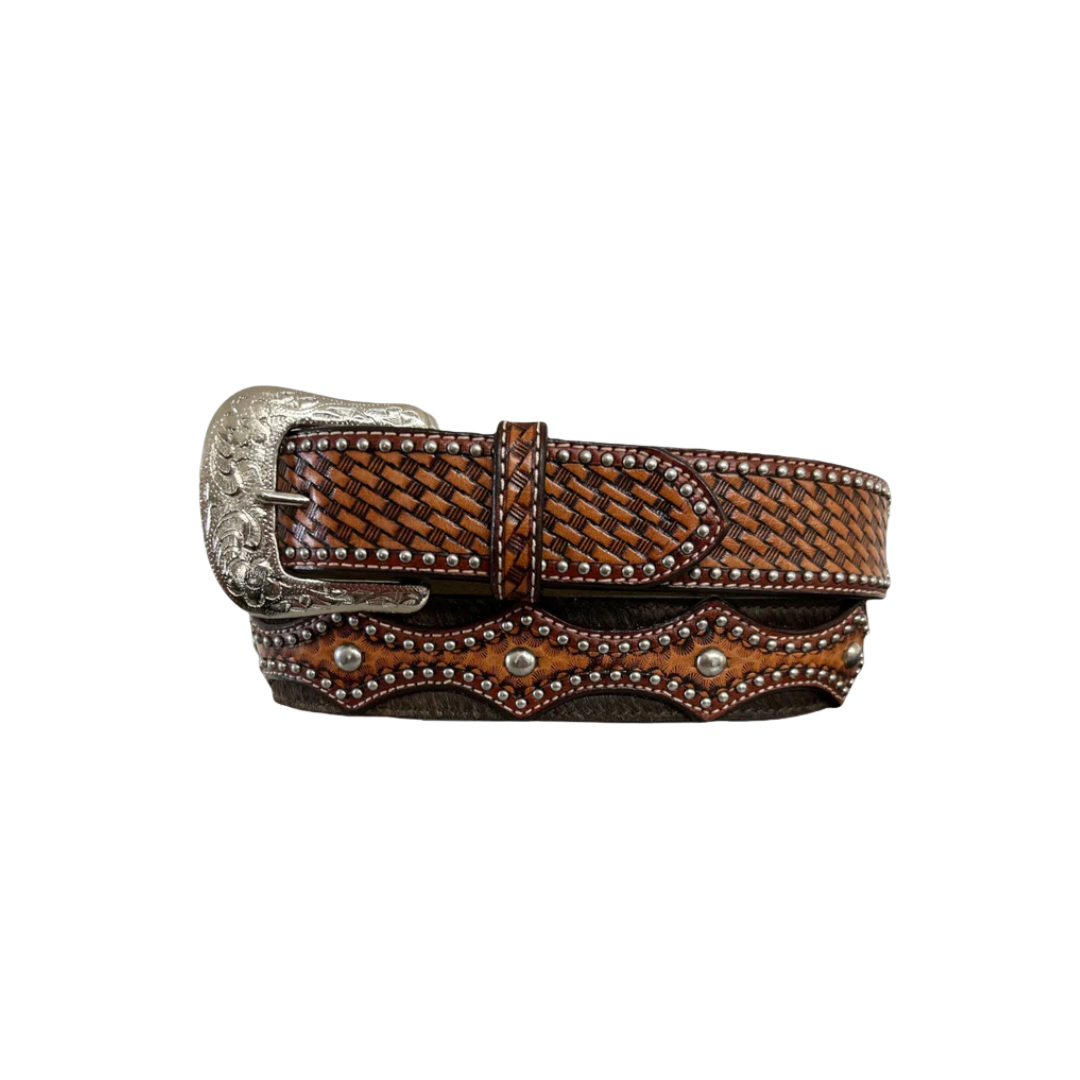 Twisted X Unisex Leather Black Belt