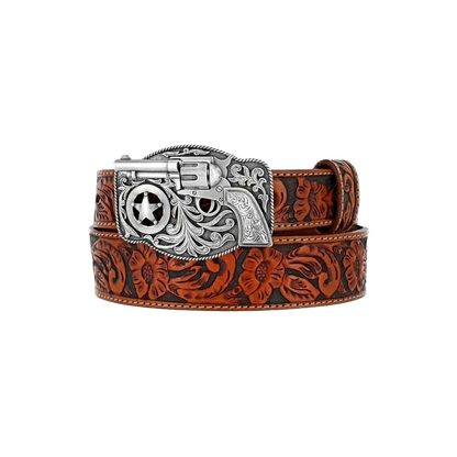 The Boot Jack - Justin Brand Youth Unisex Lil Trigger Peanut Brown