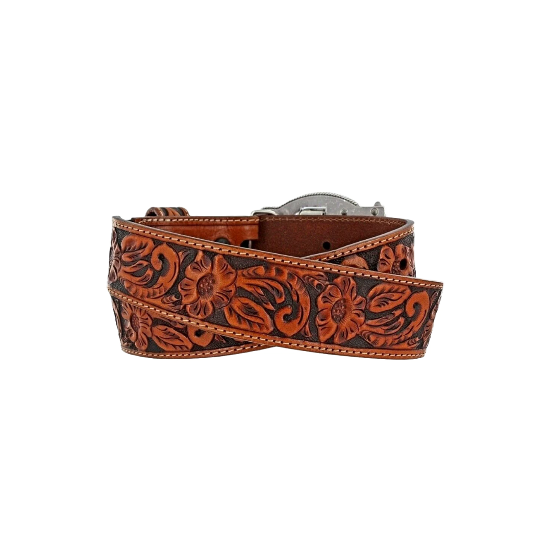 Justin Brand Youth Unisex Lil Trigger Peanut Brown Belt
