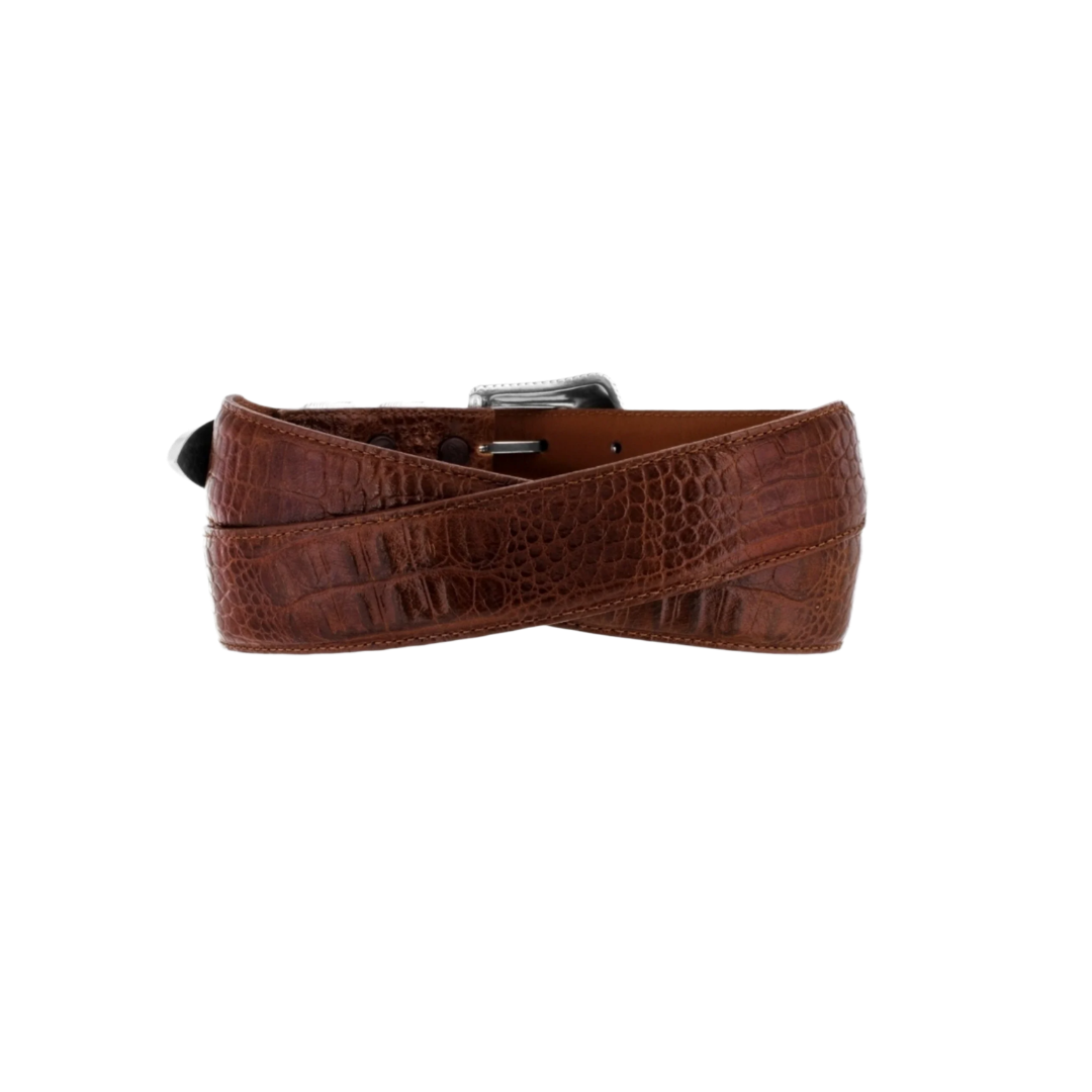 Tony Lama Men's Country Crock Tan Belt