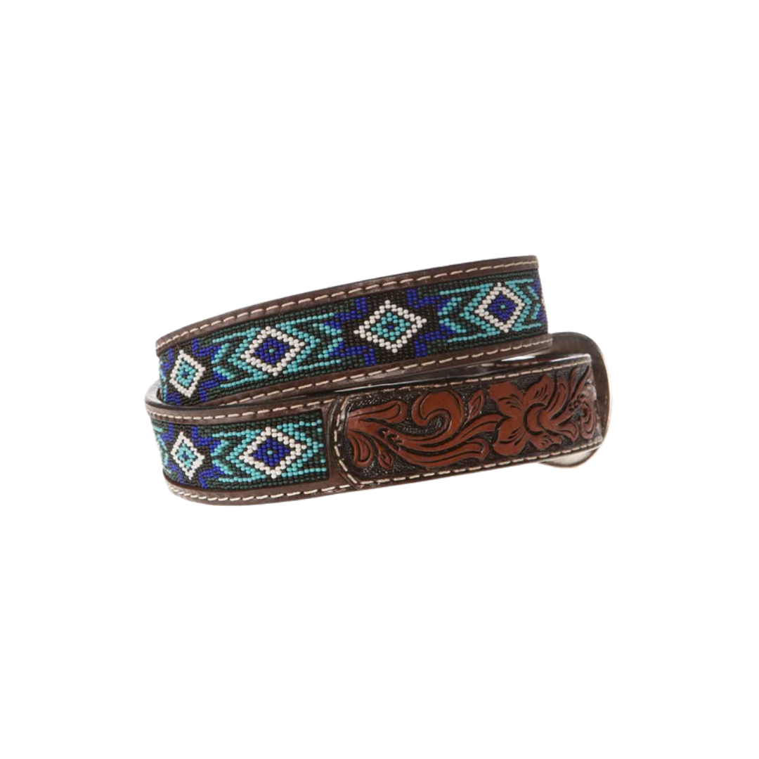 Western Fashion Unisex Beading Brown Belt