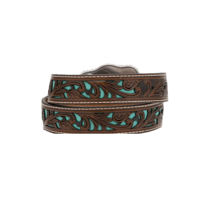 Nocona Youth Boy's Piercing Brown Belt