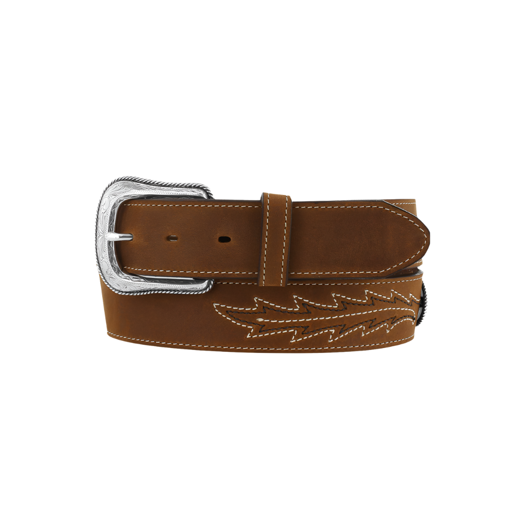 Justin Brand Men's Caddo Leather Brown Belt