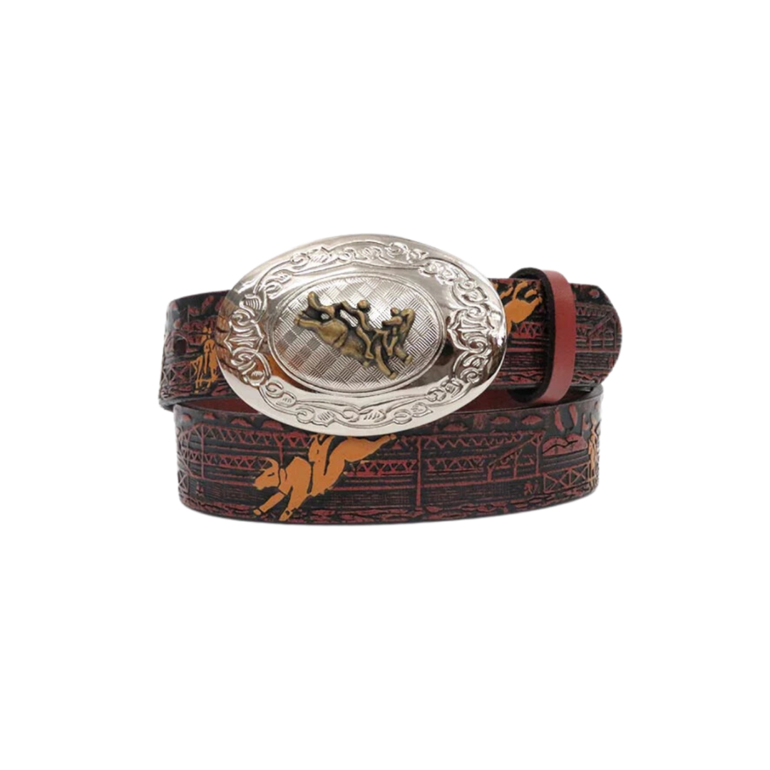 Nocona Youth Boy's Rodeo Printed Brown Belt
