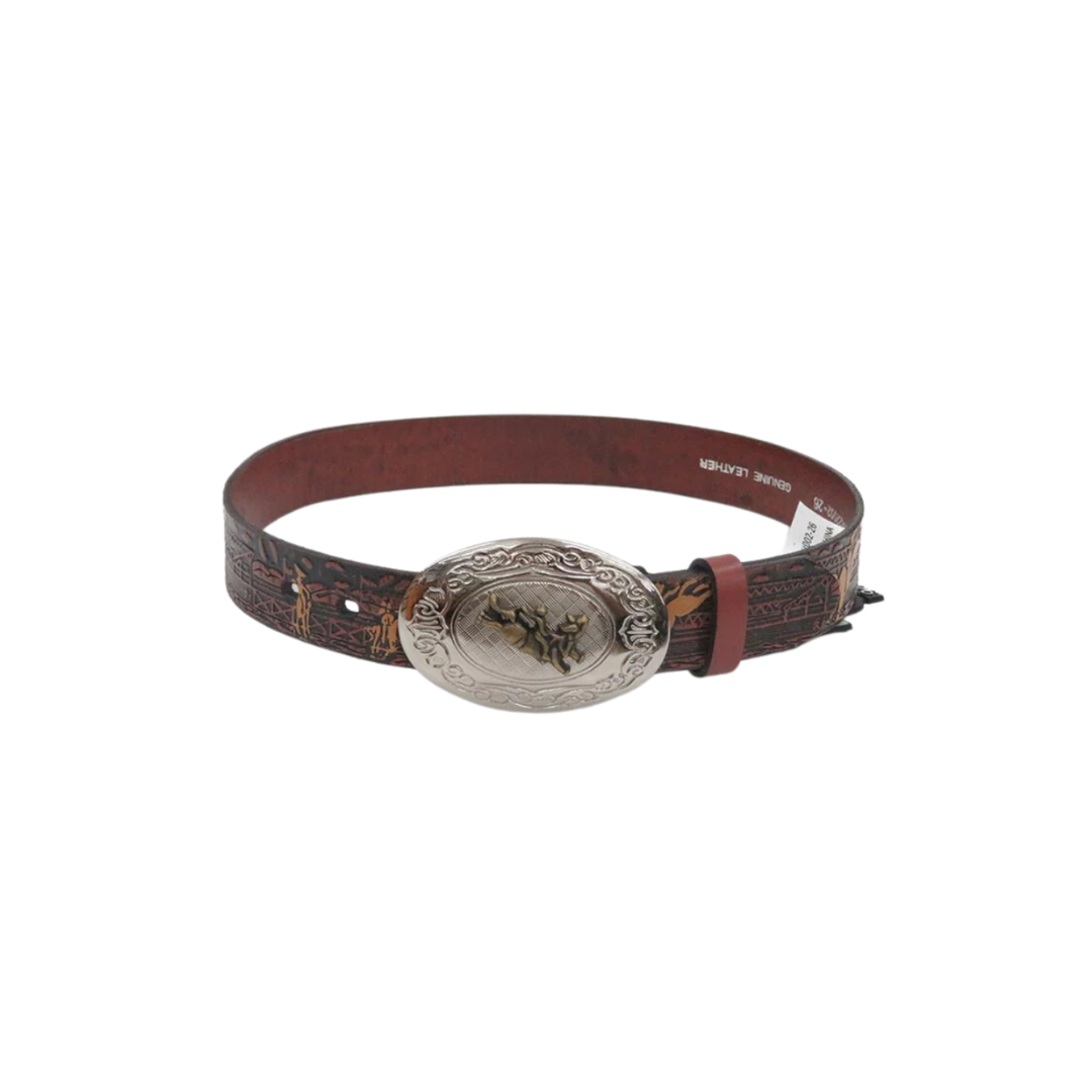 Nocona Youth Boy's Rodeo Printed Brown Belt