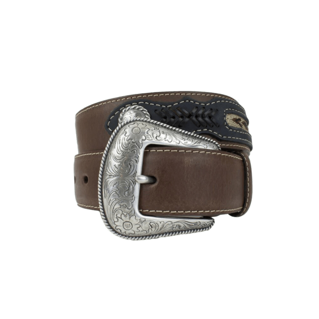 Nocona Men's Classic Western Dress Brown Belt
