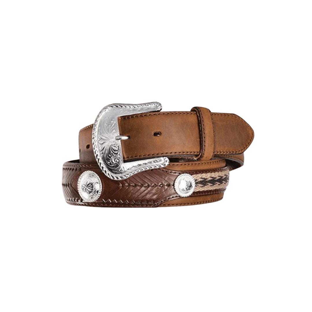 Tony Lama Men's Duke Leather Brown Belt